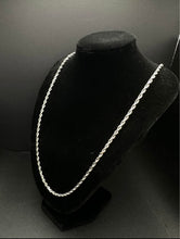 10k white gold rope chain