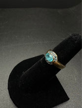 14k aquamarine ring