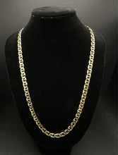 14k Gold Mariner Link chain 24” 6mm