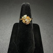10k black hills gold ring w diamond