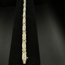 10k yellow gold diamond bracelet