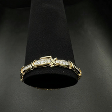 10k yellow gold diamond bracelet