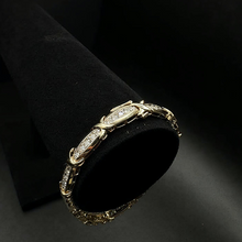 10k yellow gold diamond bracelet