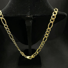 10k yellow gold figaro link chain