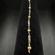 10k gold ball bracelet