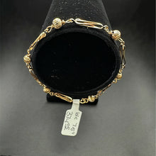 10k gold ball bracelet