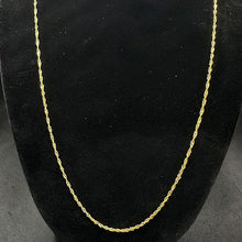 10k gold twisted chain