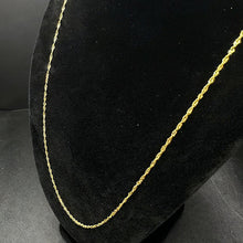 10k gold twisted chain