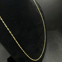 10k gold twisted chain