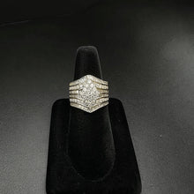 10k diamond encrusted ring