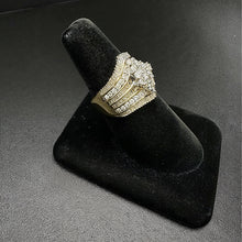 10k diamond encrusted ring