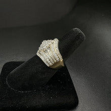 10k diamond encrusted ring