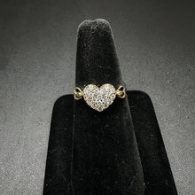 10k gold heart ring