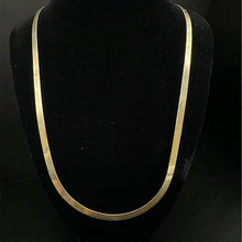 10k gold herringbone chain