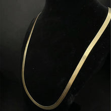 10k gold herringbone chain