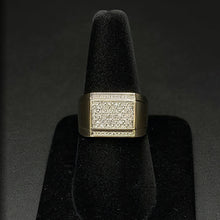10k gold mens ring w diamonds