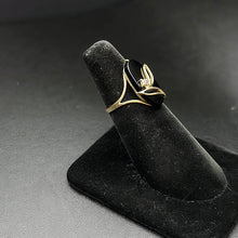 10k gold heart ring w diamond