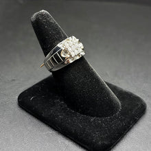 10k gold ring w diamonds (9.9)