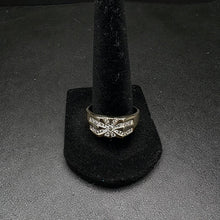 10k yellow gold mens star ring w diamonds