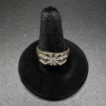 10k yellow gold mens star ring w diamonds