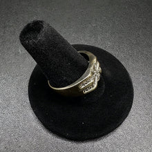 10k yellow gold mens star ring w diamonds