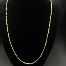 10k yellow gold rope chain