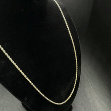 10k yellow gold rope chain