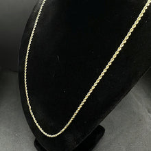 10k yellow gold rope chain
