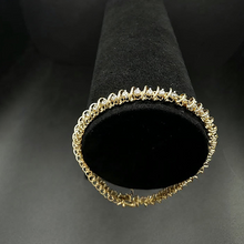 10k yellow gold tennis bracelet w dia