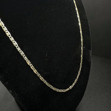 10k tri- colored diamon d cut link chain
