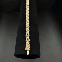 10k two tone bracelet