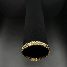 10k two tone bracelet