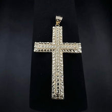 10k yellow gold cross pendant