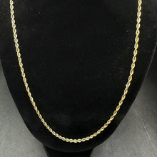 10k yellow gold rope chain