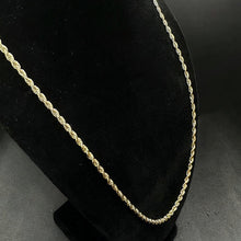 10k yellow gold rope chain