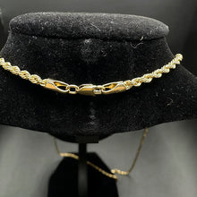 10k yellow gold rope chain