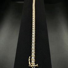 10k yellow gold tennis bracelet w 1cttw dia