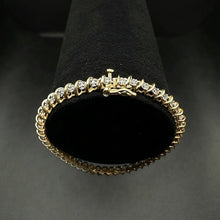 10k yellow gold tennis bracelet w 1cttw dia