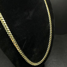 10k yellow gold cuban link chain