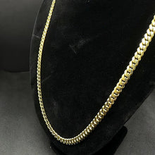 10k yellow gold cuban link chain