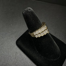 10k yellow gold ring w 2ct diamonds