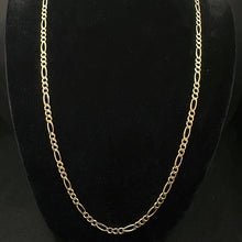 14k gold figaro link chain