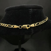 14k gold figaro link chain