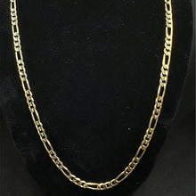 14k figaro link chain