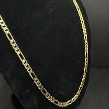 14k figaro link chain