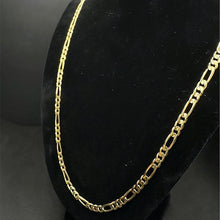 14k figaro link chain