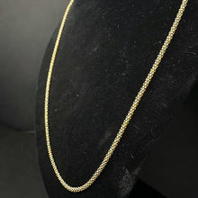 14k gold beaded chain