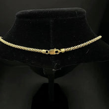 14k gold beaded chain