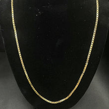 14k gold box link chain