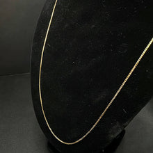 14k gold box link chain